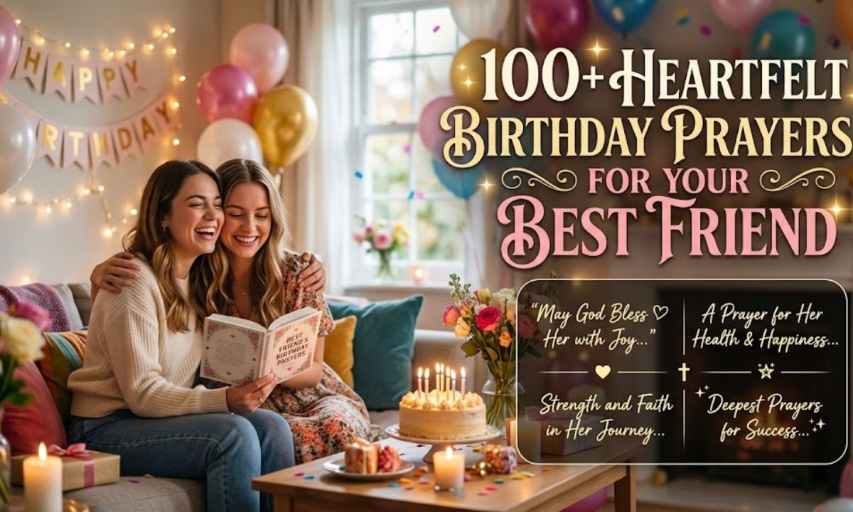 100+ Heartfelt Birthday Prayers for Your Best Friend