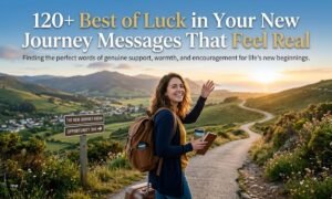 120+ Best of Luck in Your New Journey Messages That Feel Real