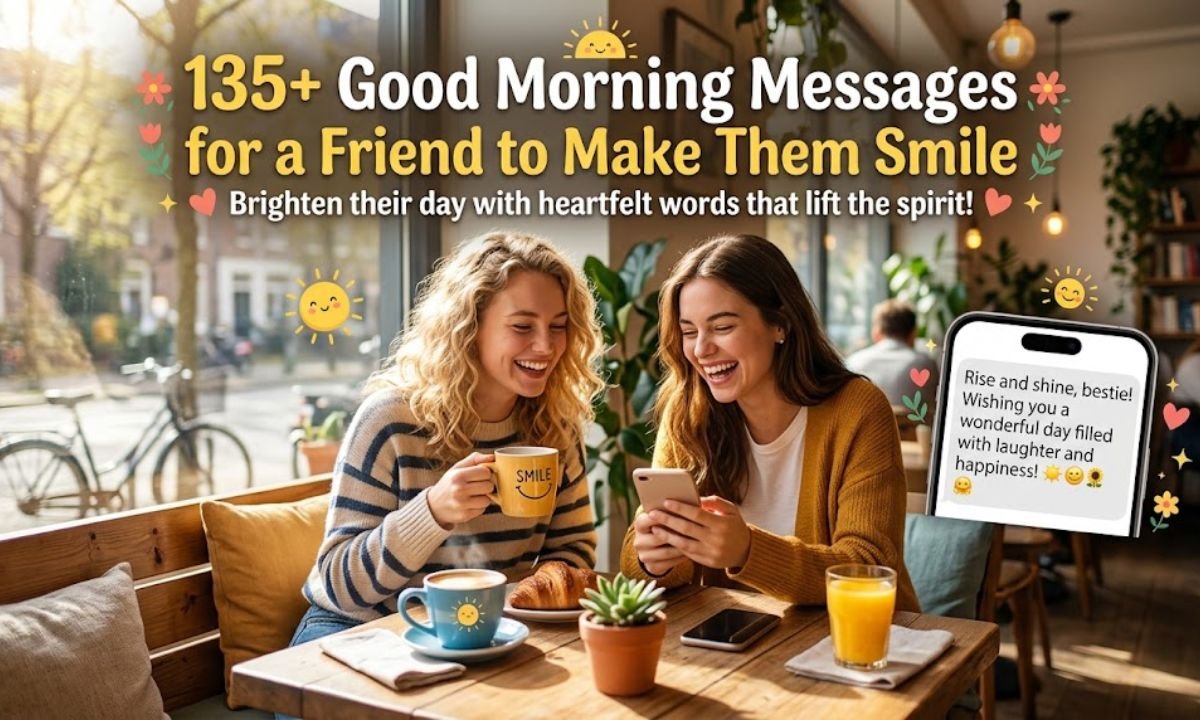 135+ Good Morning Messages for a Friend to Make Them Smile
