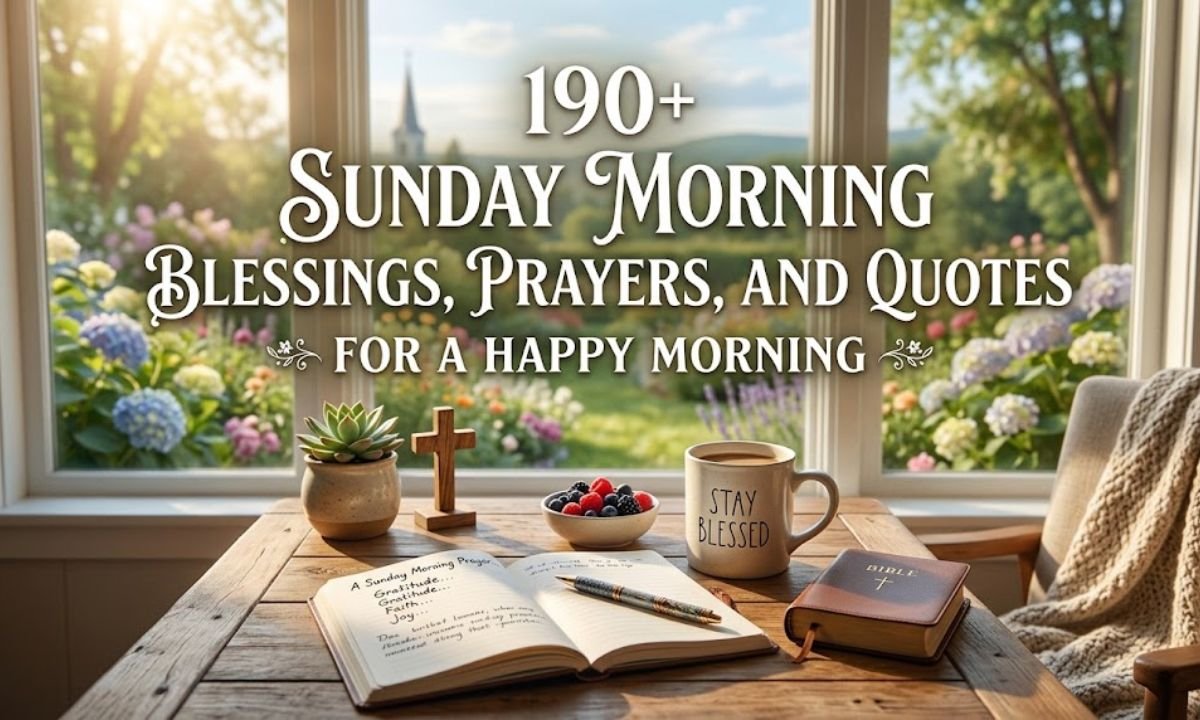 190+ Sunday Morning Blessings, Prayers, and Quotes For a Happy Morning