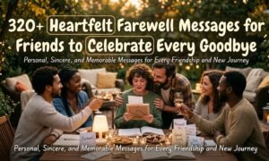 320+ Heartfelt Farewell Messages for Friends to Celebrate Every Goodbye