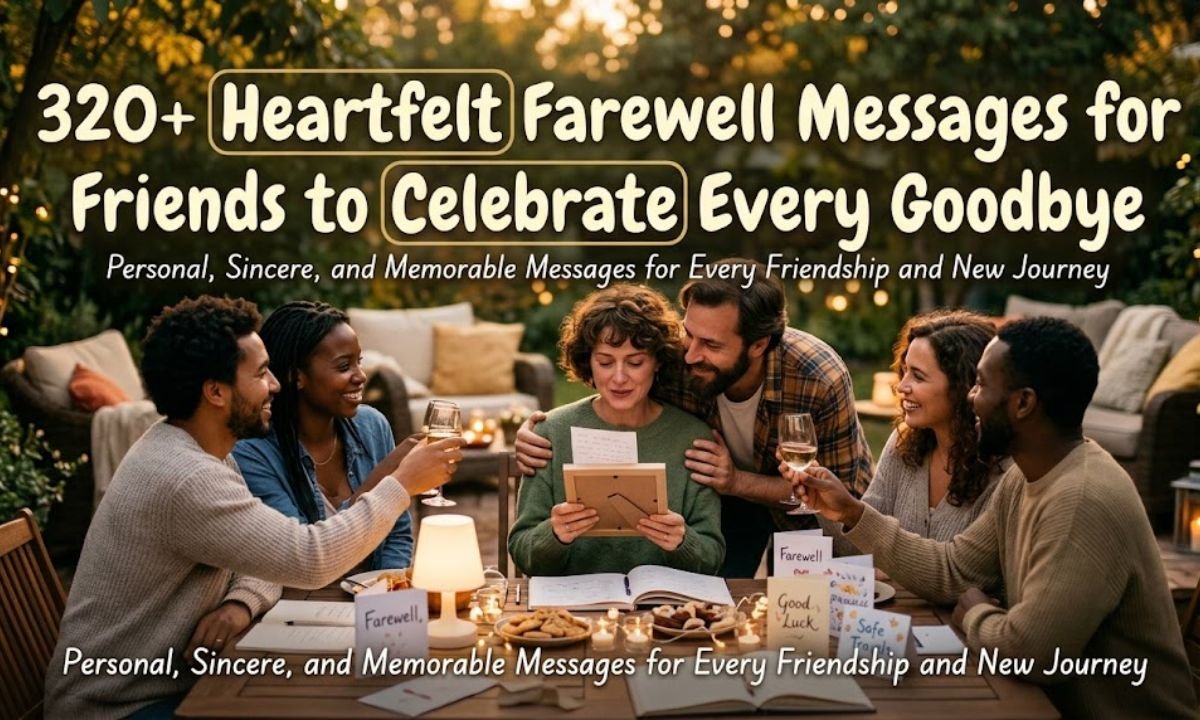 320+ Heartfelt Farewell Messages for Friends to Celebrate Every Goodbye