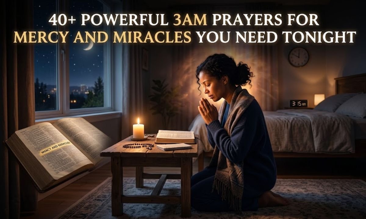 40+ Powerful 3AM Prayers for Mercy and Miracles You Need Tonight