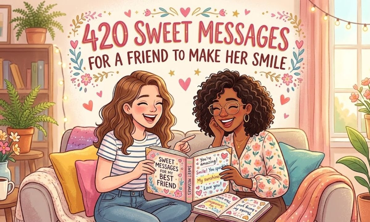 420 Sweet Messages for a Friend to Make Her Smile
