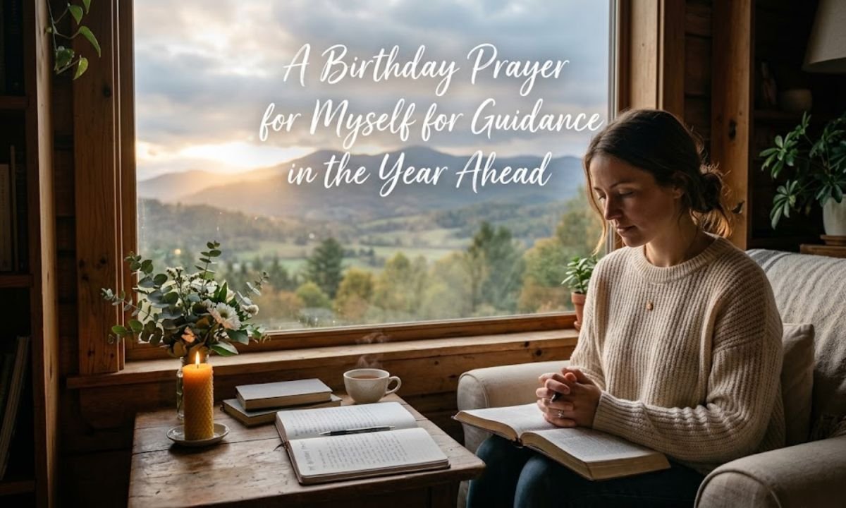 A Birthday Prayer for Myself for Guidance in the Year Ahead