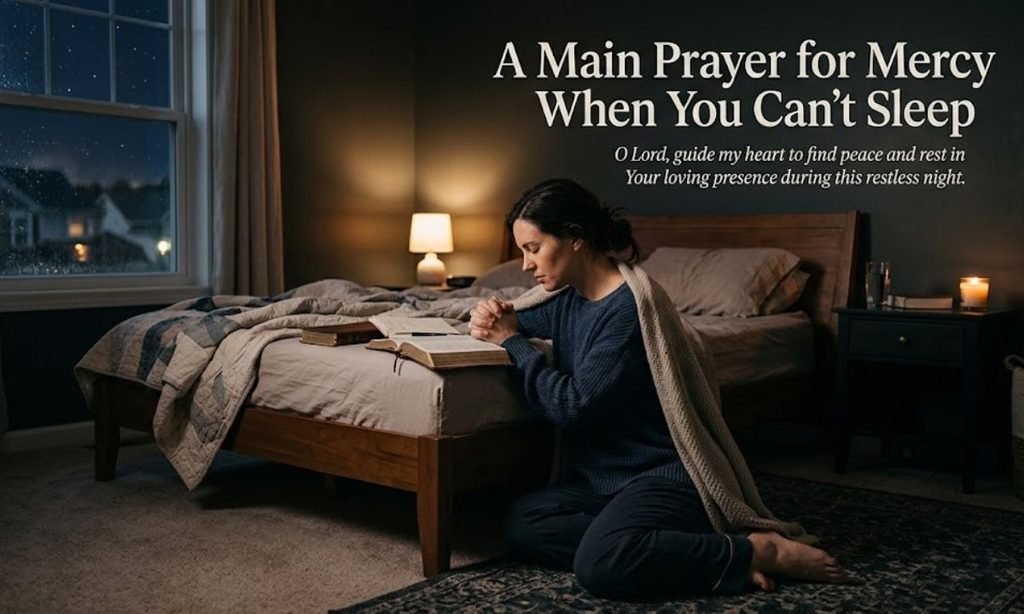 A Main Prayer for Mercy When You Cant Sleep