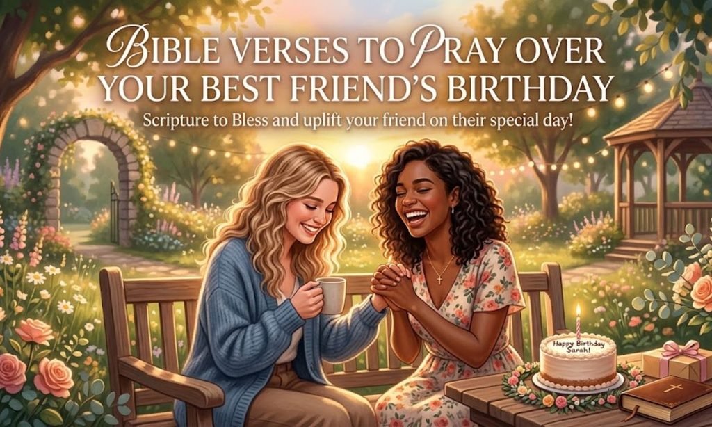 Bible Verses to Pray Over Your Best Friend's Birthday