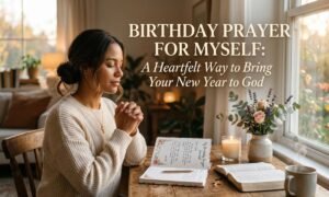 Birthday Prayer for Myself: A Heartfelt Way to Bring Your New Year to God