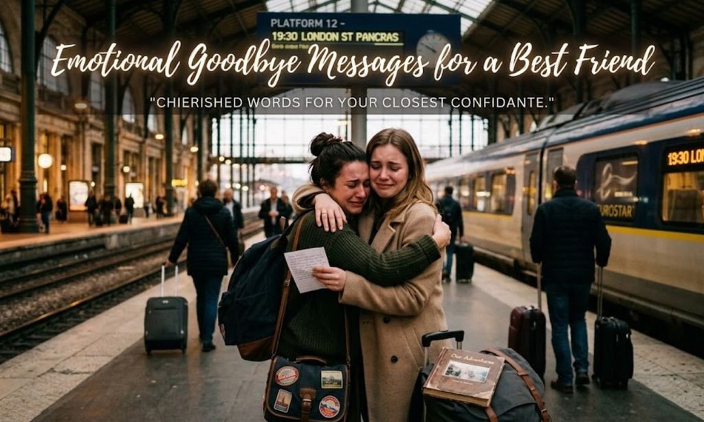 Emotional Goodbye Messages for a Best Friend