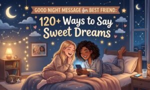 Good Night Message for Best Friend: 120+ Ways to Say Sweet Dreams