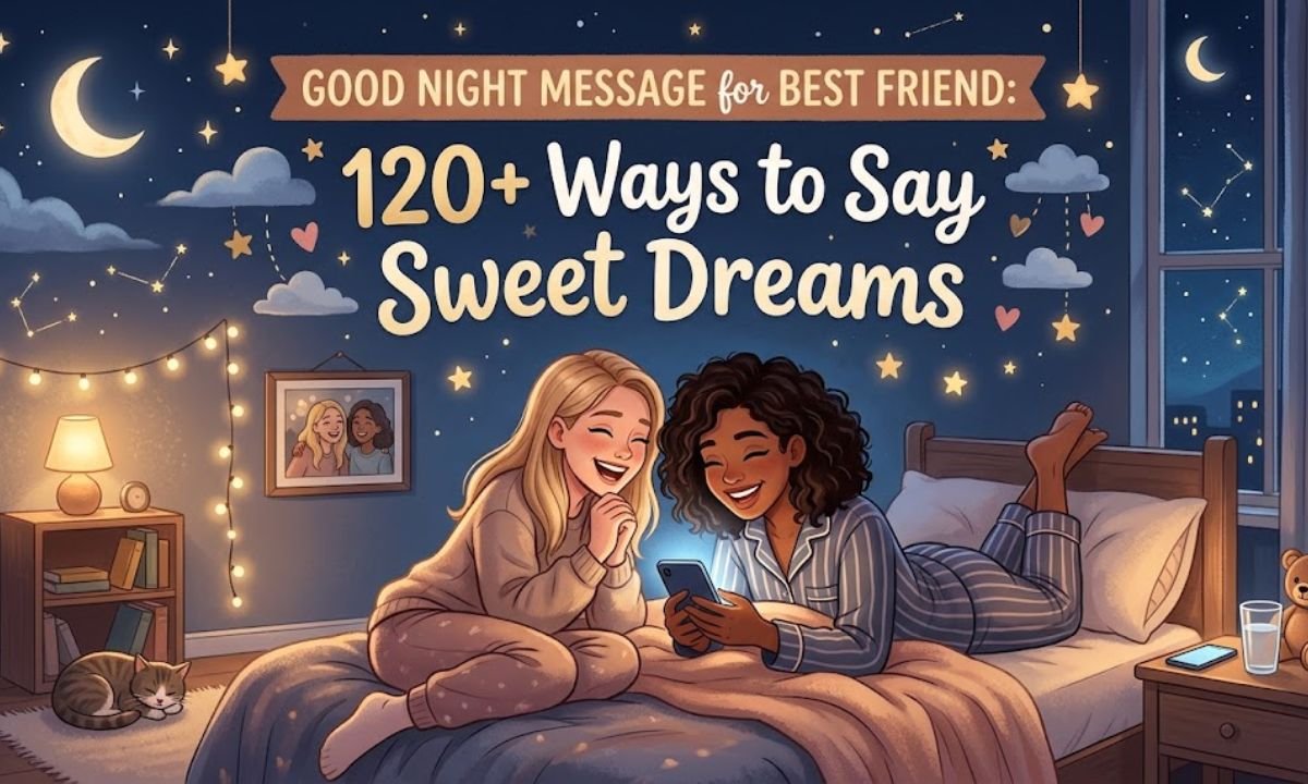 Good Night Message for Best Friend: 120+ Ways to Say Sweet Dreams