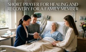 Short Prayer For Healing And Recovery For A Family Member