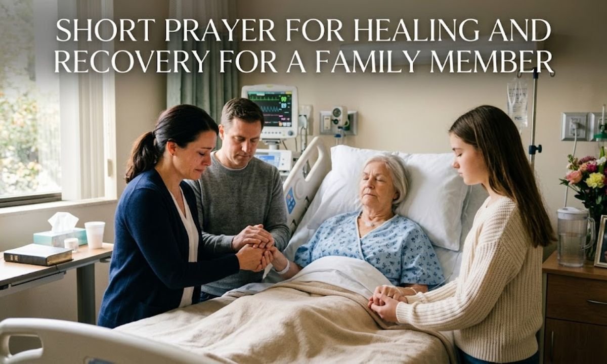 Short Prayer For Healing And Recovery For A Family Member