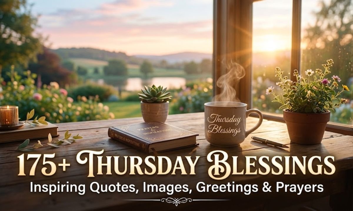 175+ Thursday Blessings: Inspiring Quotes, Images, Greetings and Prayers