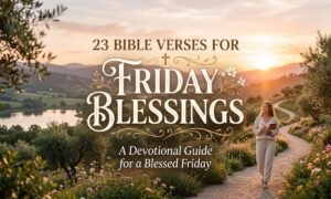 23 Bible Verses for Friday Blessings