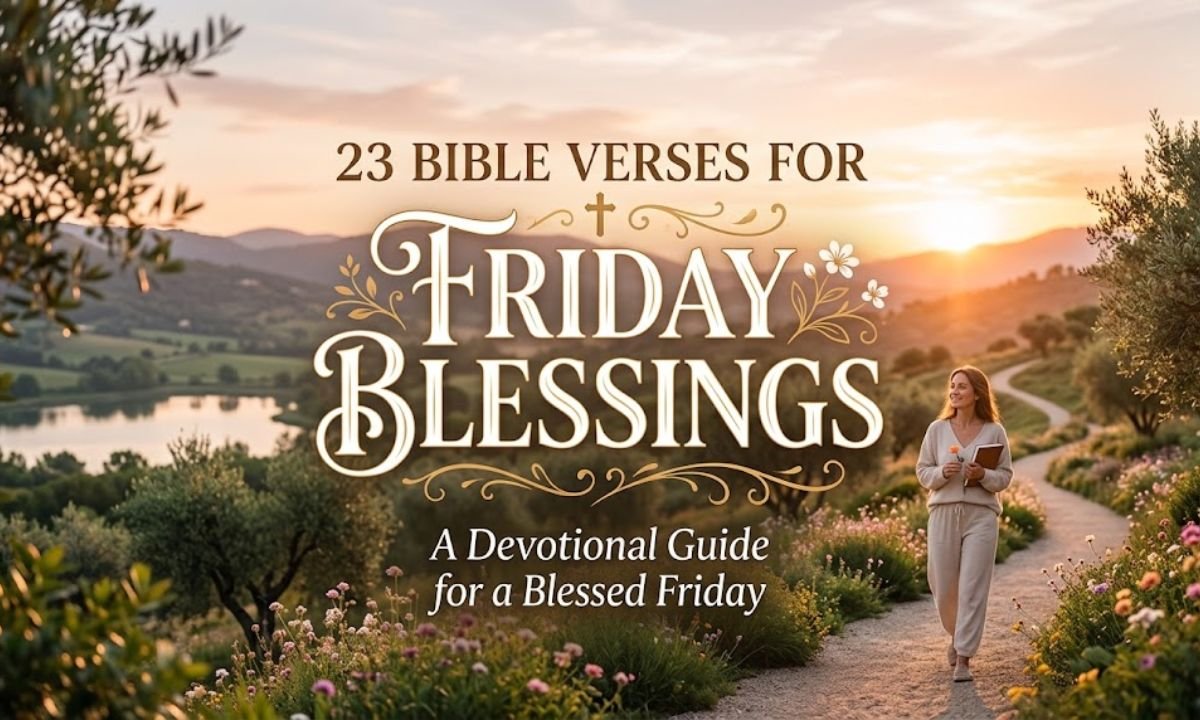 23 Bible Verses for Friday Blessings