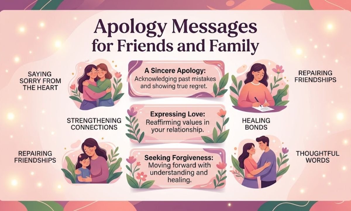 Apology Messages for Friends and Family