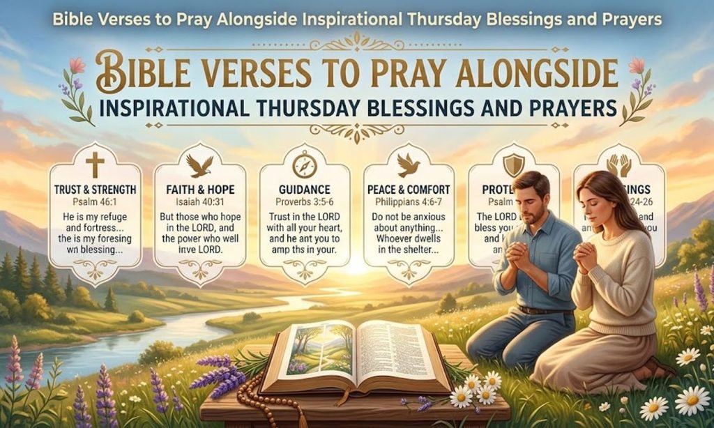 Bible Verses to Pray Alongside Inspirational Thursday Blessings and Prayers