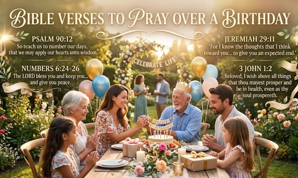 Bible Verses to Pray Over a Birthday