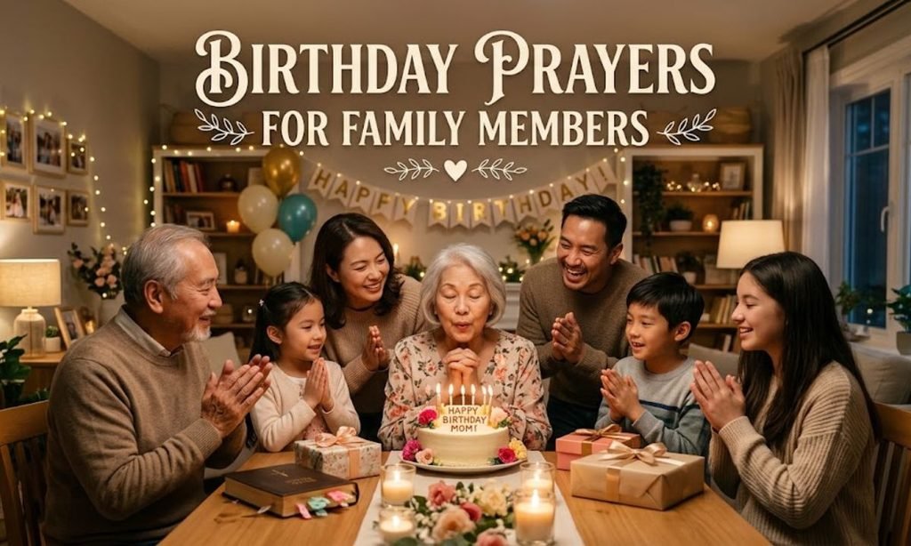Birthday Prayers for Family Members