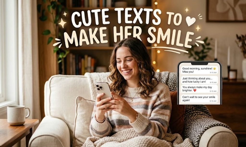 Cute Texts to Make Her Smile