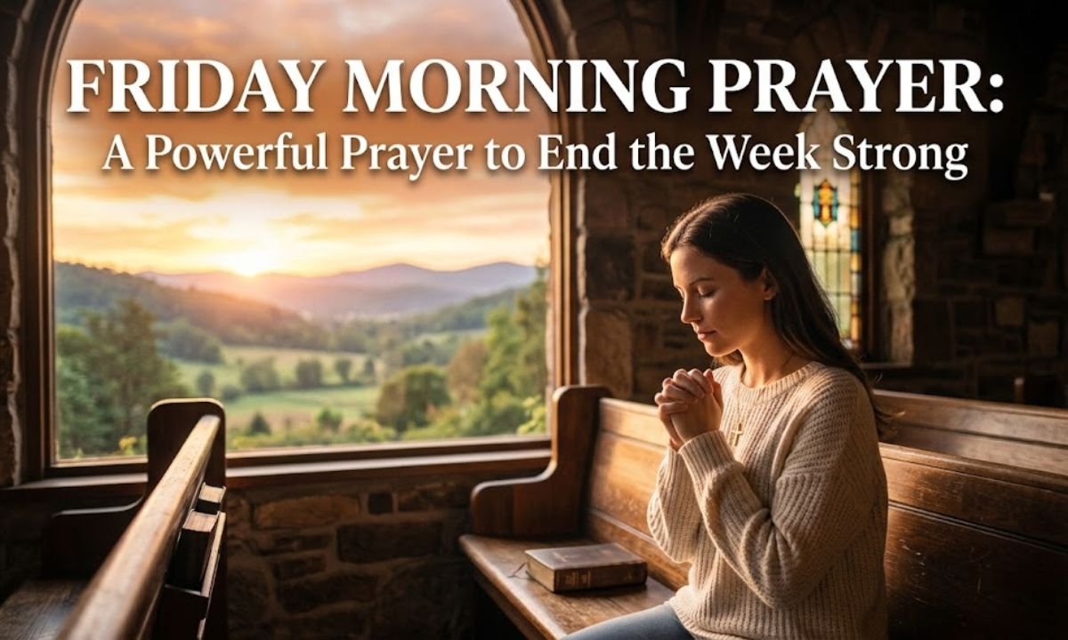 Friday Morning Prayer: A Powerful Prayer to End the Week Strong