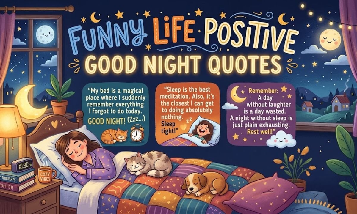 Funny Life Positive Good Night Quotes