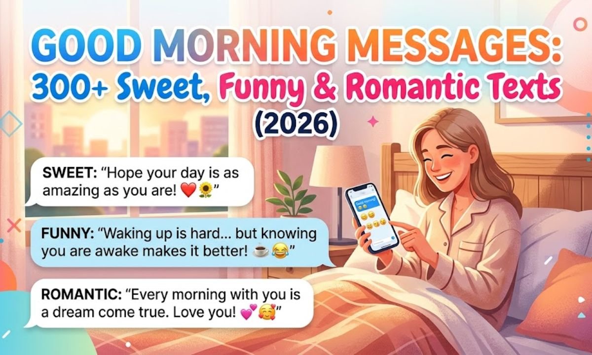 Good Morning Messages: 300+ Sweet, Funny & Romantic Texts (2026)