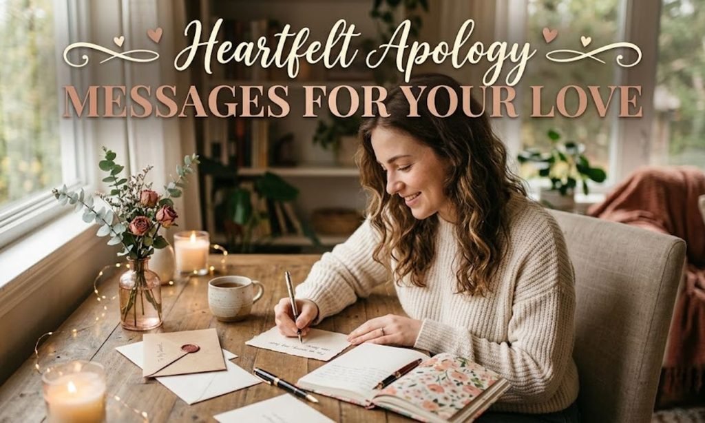 Heartfelt Apology Messages for Your Love