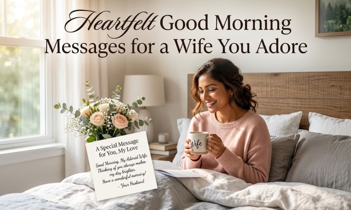 Heartfelt Good Morning Messages for a Wife You Adore