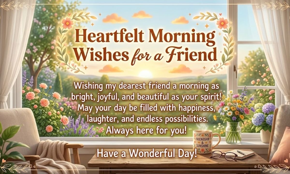Heartfelt Morning Wishes for a Friend