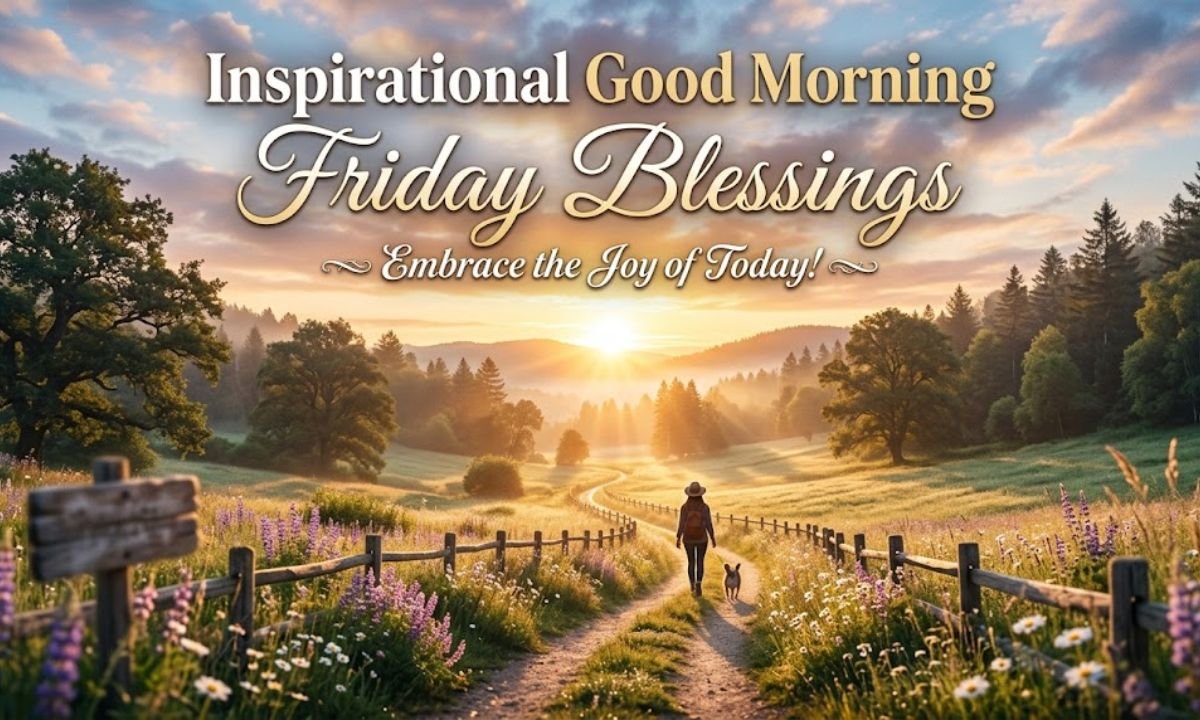Inspirational Good Morning Friday Blessings