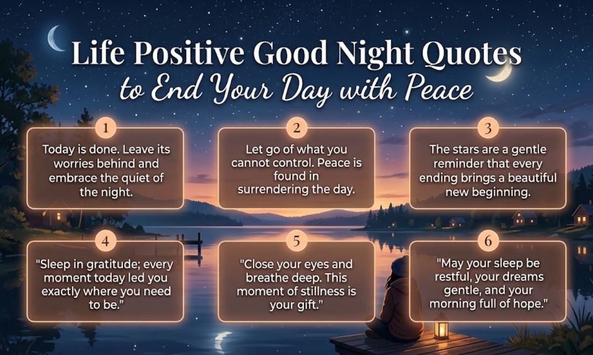 Life Positive Good Night Quotes to End Your Day with Peace
