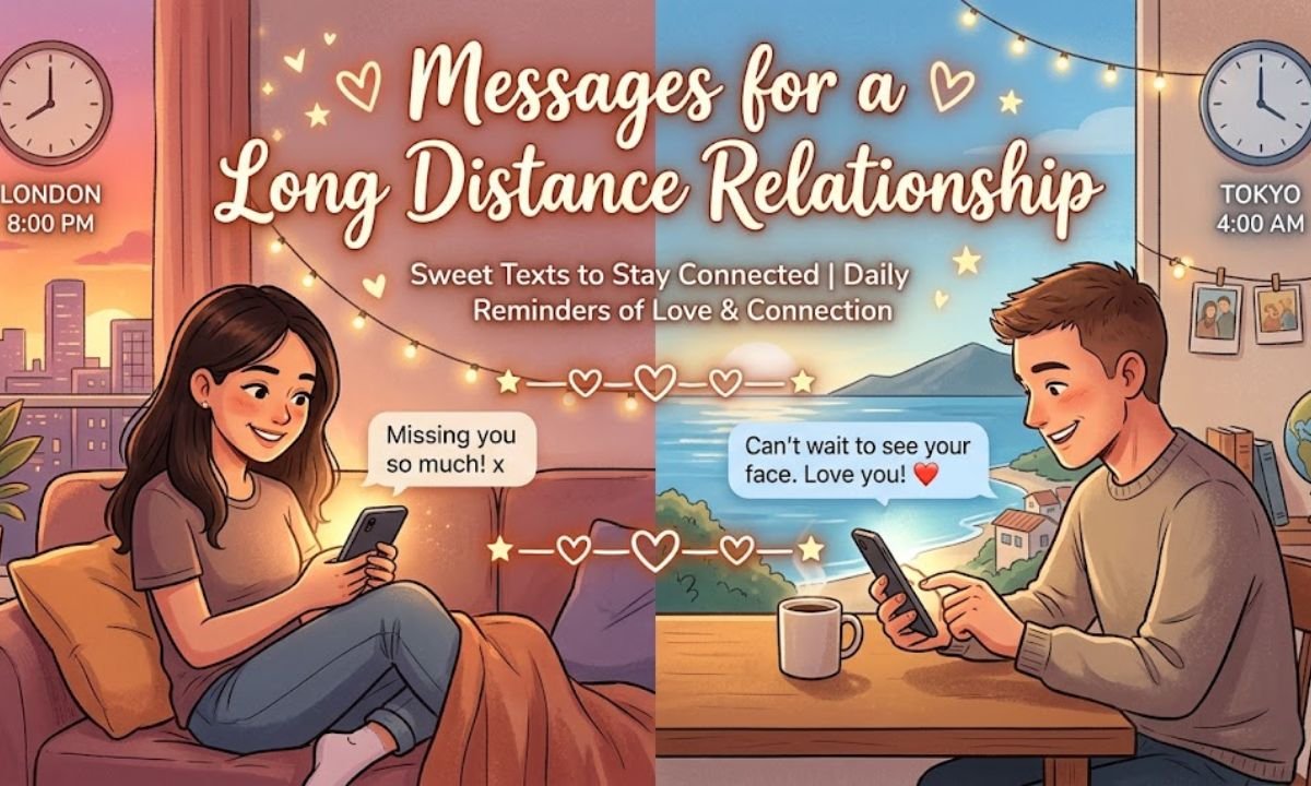 Messages for a Long Distance Relationship