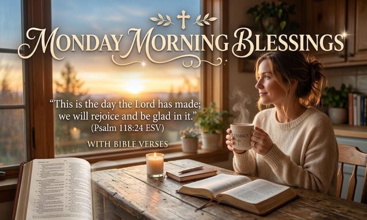 Monday Morning Blessings with Bible Verses