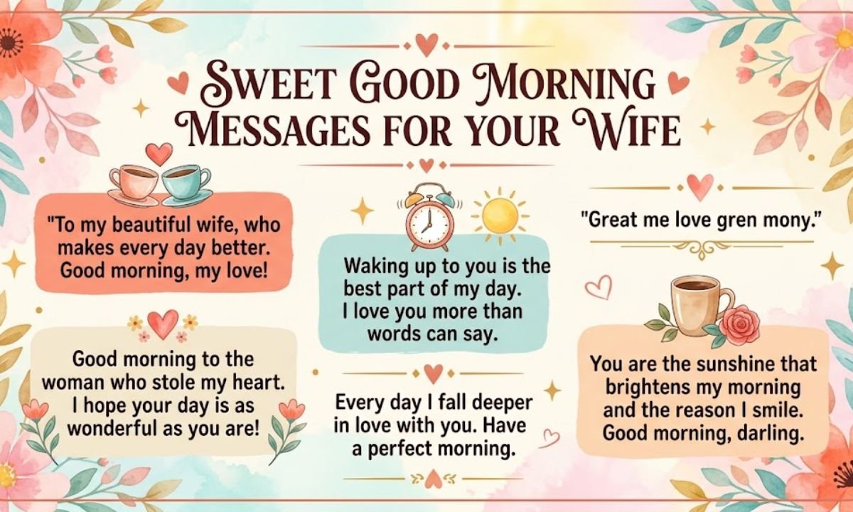 Sweet Good Morning Messages for Your Wife