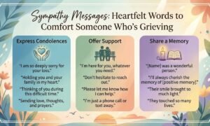 Sympathy Messages: Heartfelt Words to Comfort Someone Who's Grieving